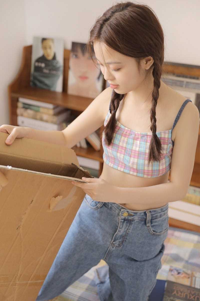 特别专辑麻花辫文学少女私房素颜清纯美女图片
