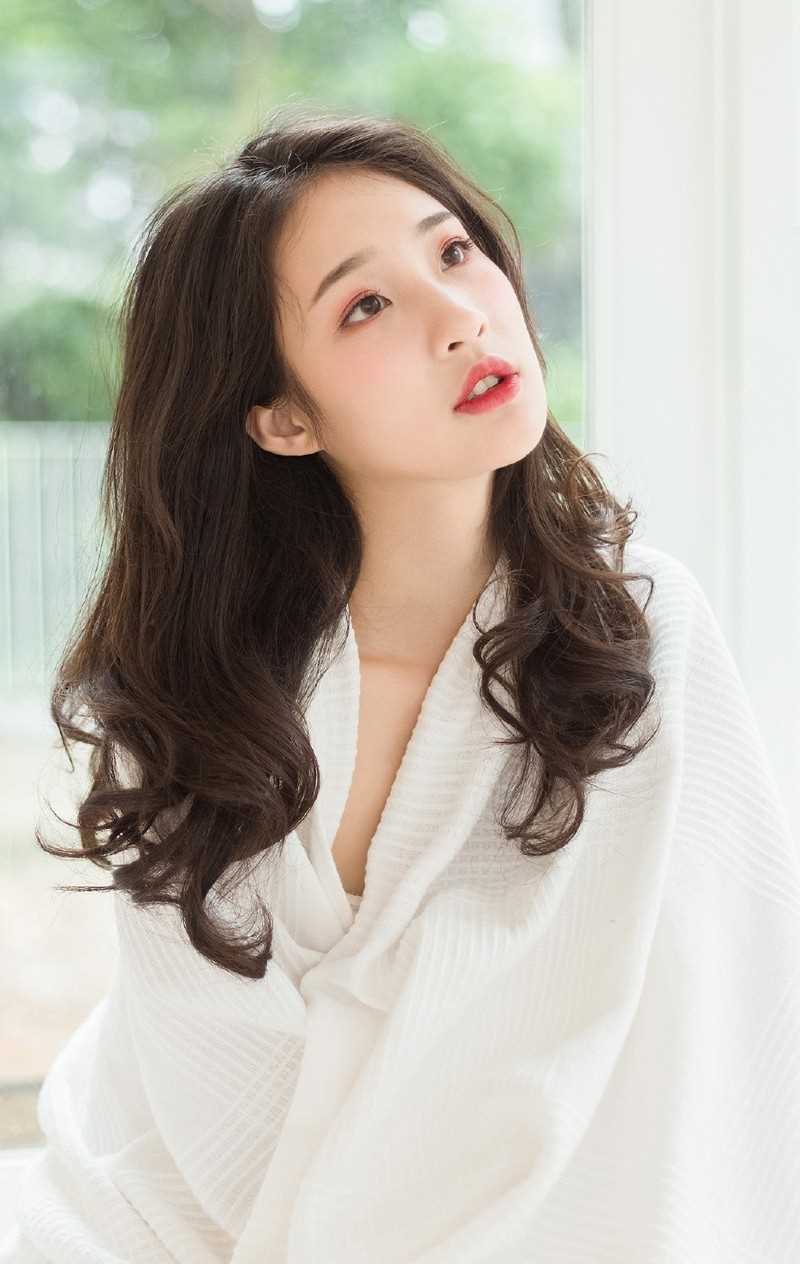 自然美女笑容甜美清纯唯美内衣