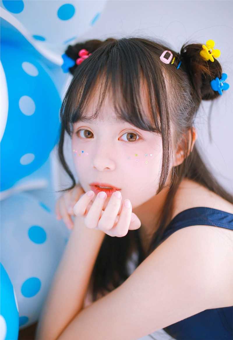 高清双眼皮美妆少女俏美可爱连体死库水稚嫩美体艺术图集