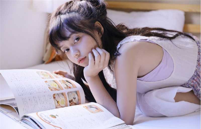 精选萌系正妹美女慵懒晨起居家睡衣可爱俏丽撩人生活图片图册