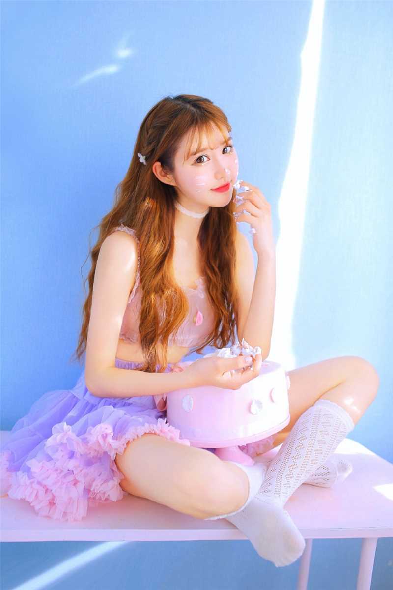 最新韩国清纯二次元少女唯美粉红俏皮娇美私房图片壁纸