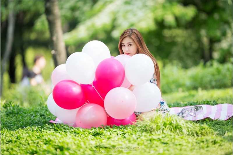 高清清纯美女金河律唯美街拍图集