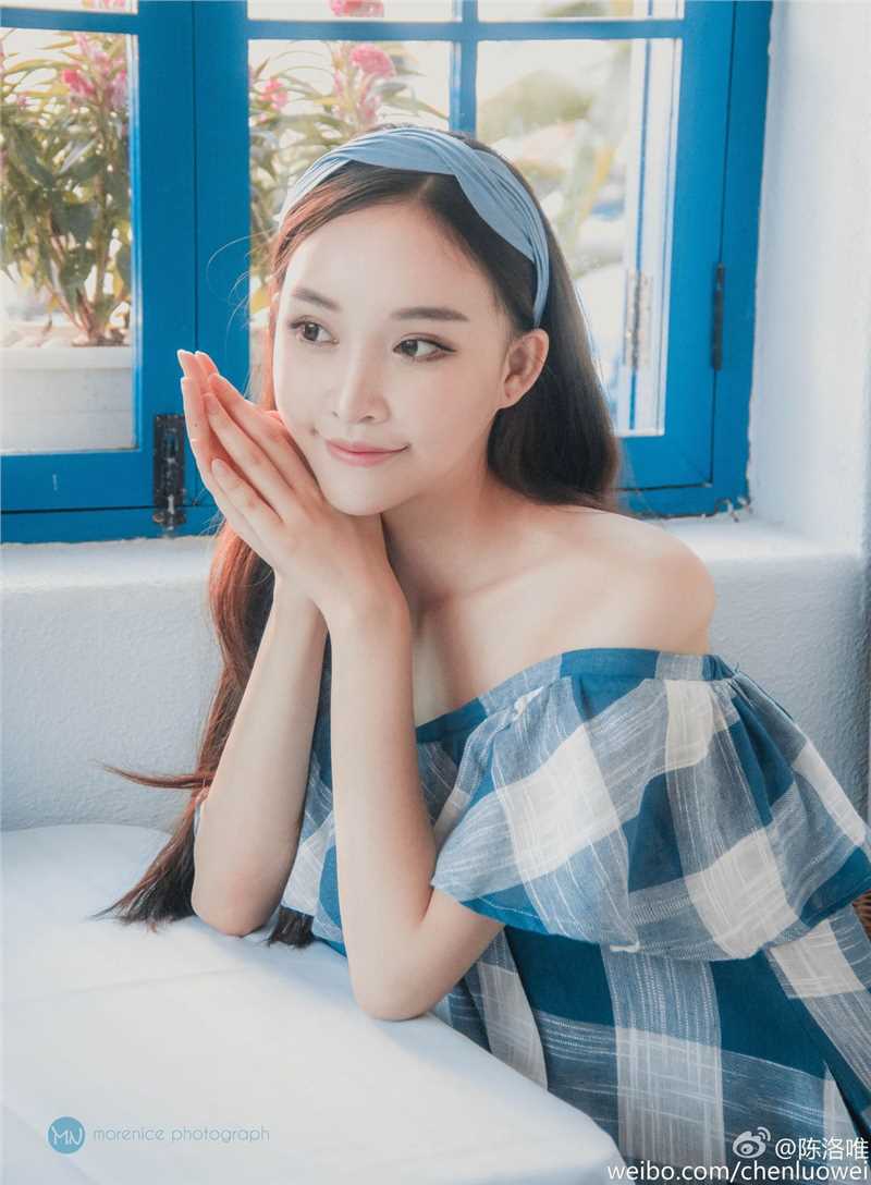 特别专辑长发清纯美女陈洛唯微博养眼美照图片图片