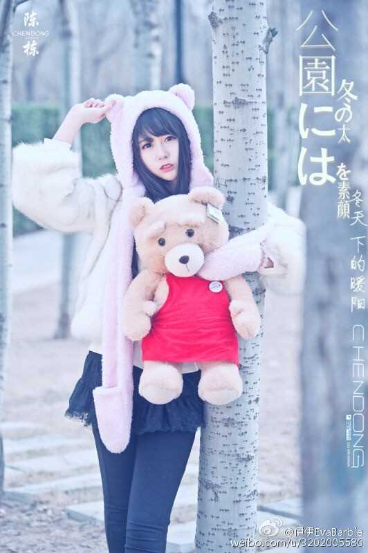 最全95后模特新星伊伊EvaBarbie清纯摄影壁纸