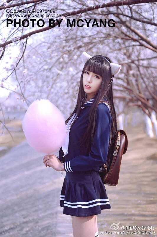 最全95后模特新星伊伊EvaBarbie清纯摄影壁纸