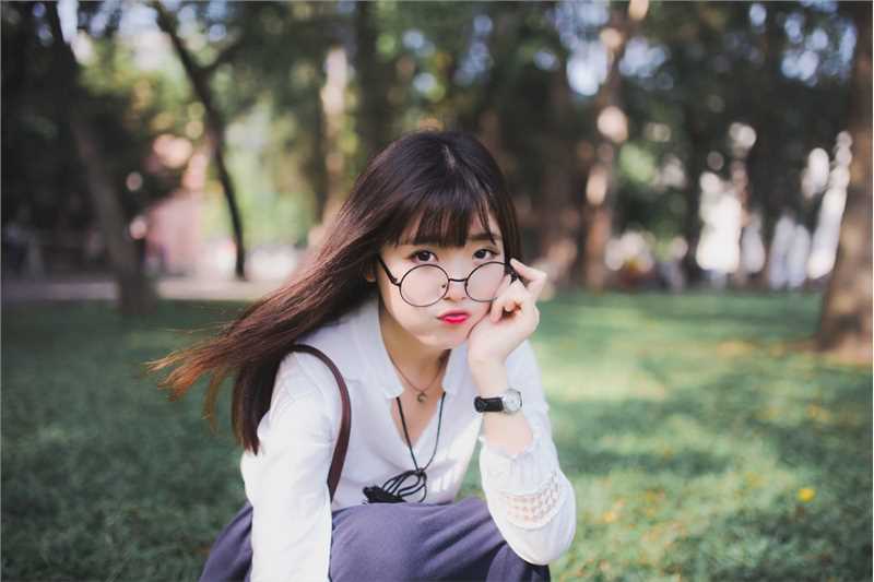 最新白衬衣清纯文艺学妹校园唯美壁纸