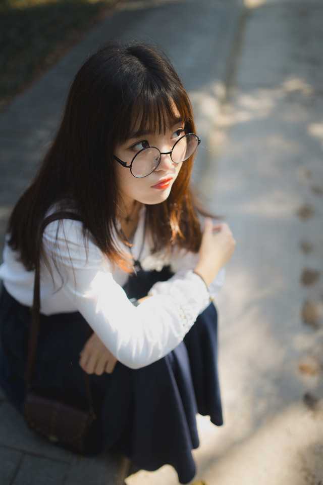 最新白衬衣清纯文艺学妹校园唯美壁纸