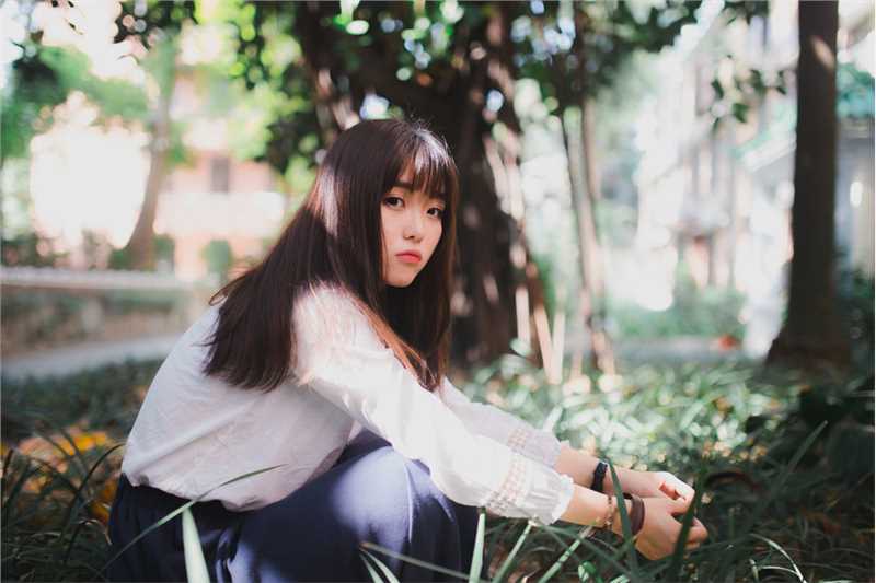 最新白衬衣清纯文艺学妹校园唯美壁纸