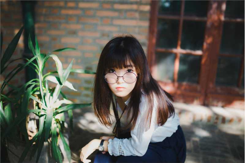 最新白衬衣清纯文艺学妹校园唯美壁纸