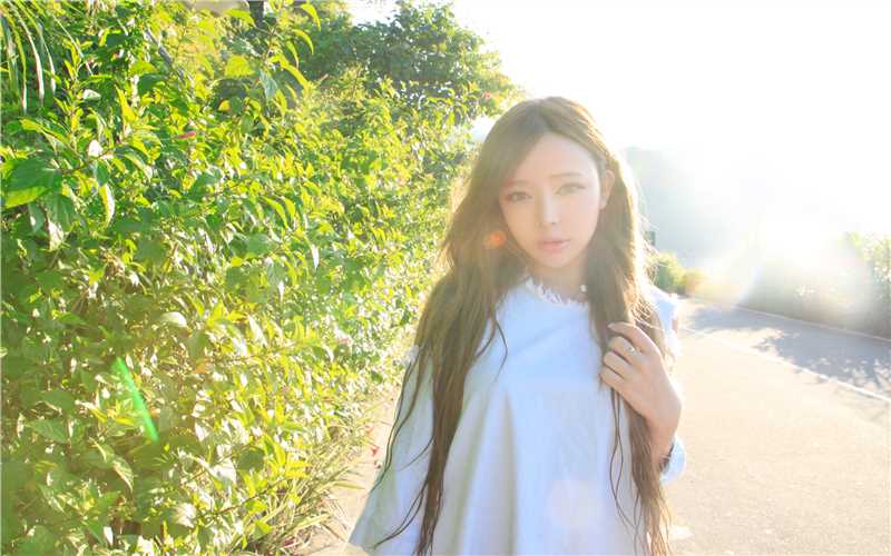 最新斜刘海清纯美女裴紫绮高清唯美壁纸图集