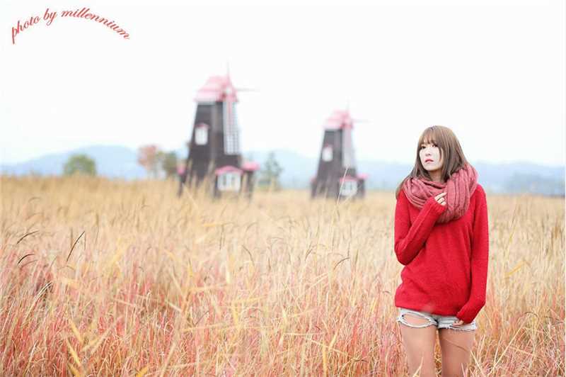 高清韩国清纯女生李恩慧户外迷人图集