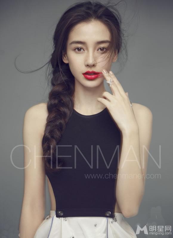 特别专辑Angelababy时尚大片曝光,清纯唯美长裙飘逸图片