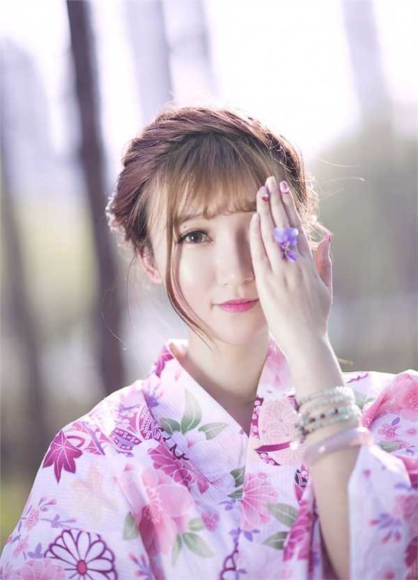 高清浪漫清纯美女樱花树下唯美图集