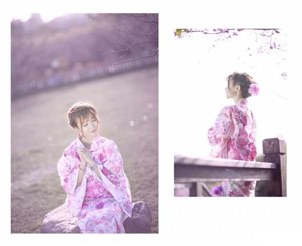 高清浪漫清纯美女樱花树下唯美图集