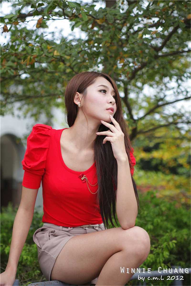 高清短裤美女Winnie小雪清纯唯美外拍图集