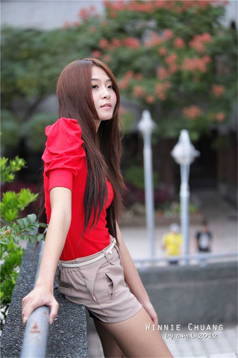 高清短裤美女Winnie小雪清纯唯美外拍图集