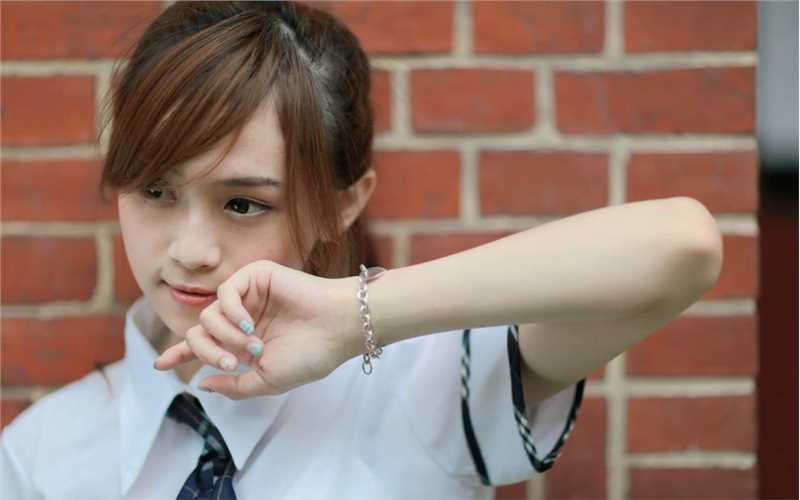 清纯邻家女孩户外唯美