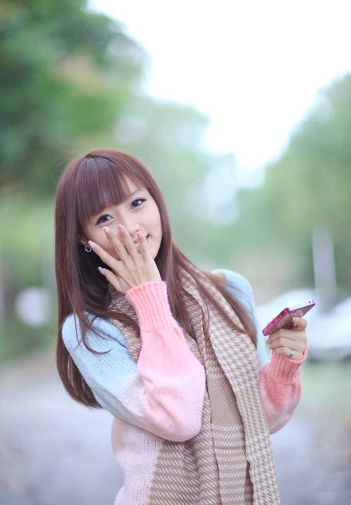 高清清纯女生希希冬日迷情图集