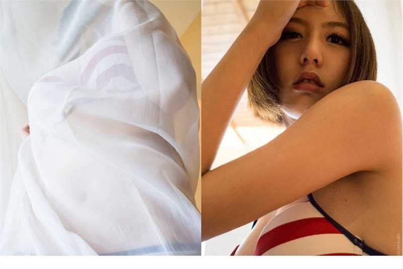 高清极品短发美女浴室性感脱衣秀图册