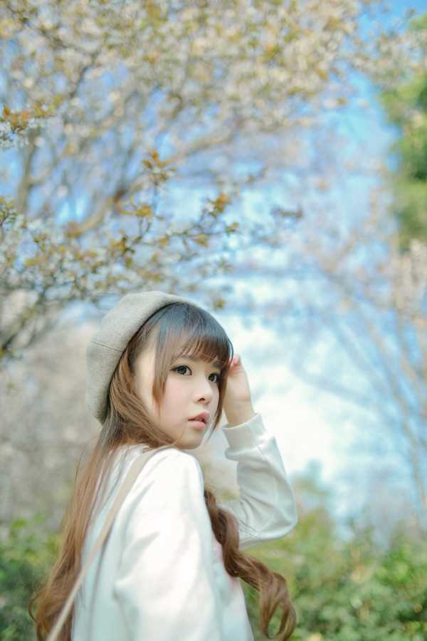 最全清纯美女樱花树下唯美相册