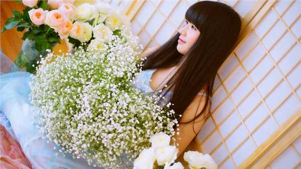 高清清纯美少女花间唯美图集