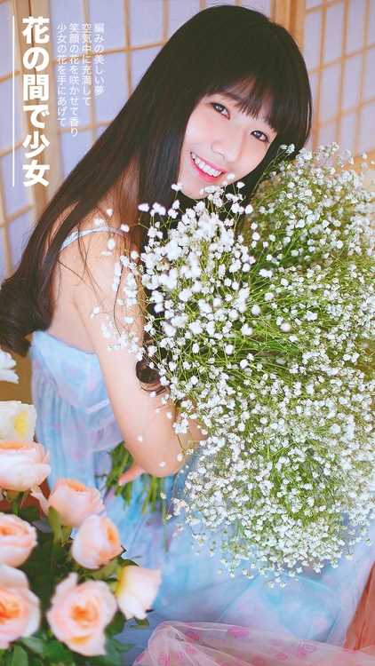 高清清纯美少女花间唯美图集