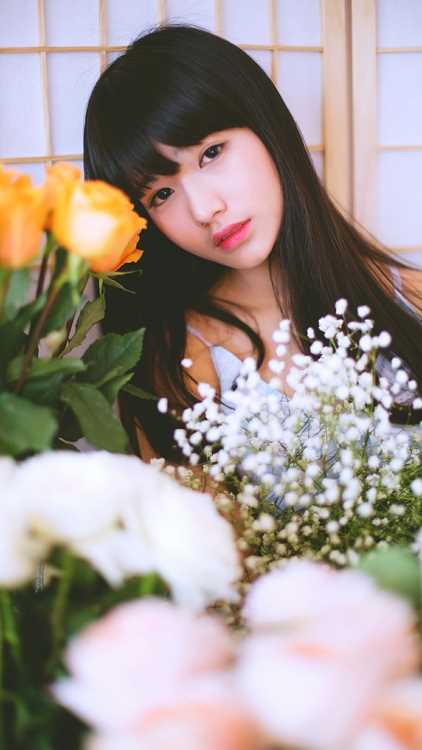 高清清纯美少女花间唯美图集