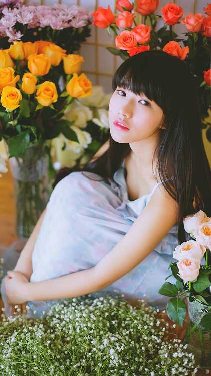 高清清纯美少女花间唯美图集