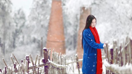 特别专辑冬日清纯美女唯美集图片