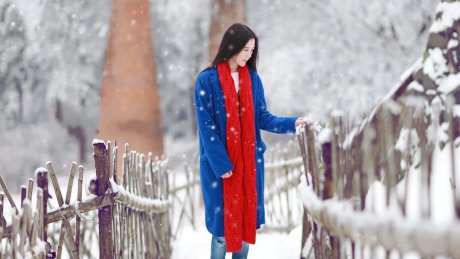 特别专辑冬日清纯美女唯美集图片