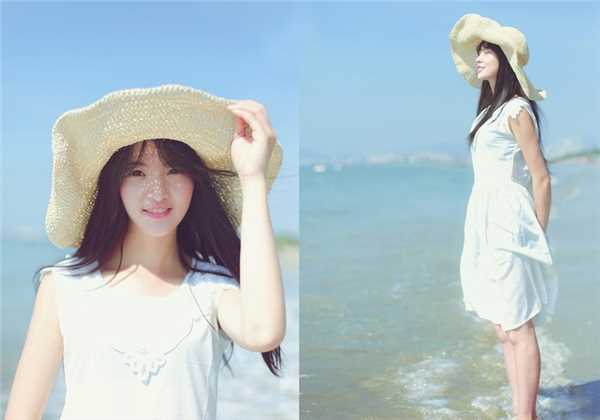 特别专辑清纯美女海边迷人照图片