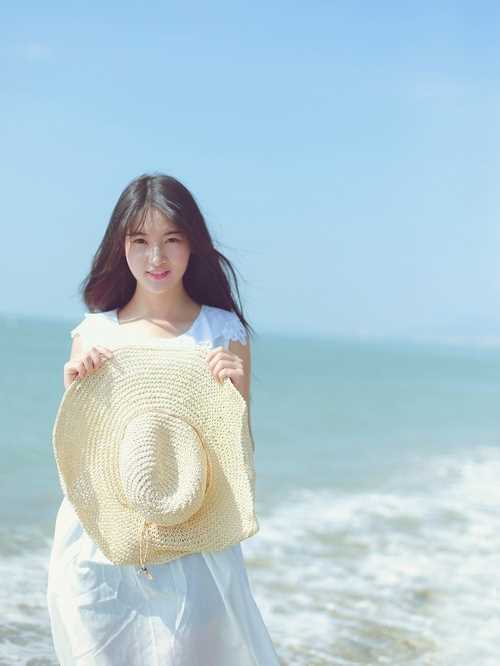 特别专辑清纯美女海边迷人照图片