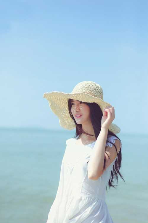 特别专辑清纯美女海边迷人照图片