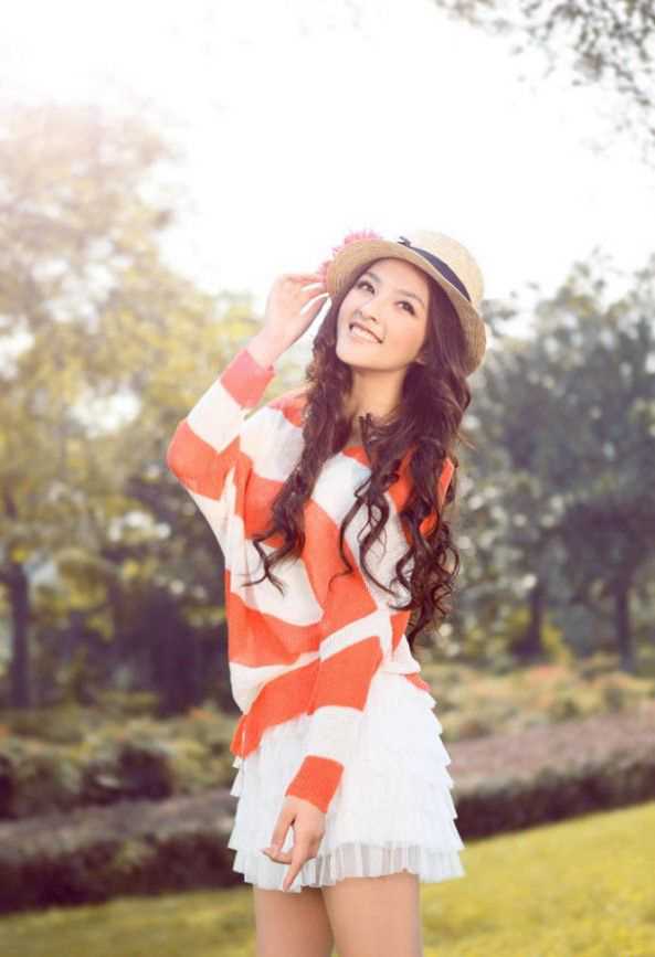 特别专辑初秋清纯美女户外迷人图片