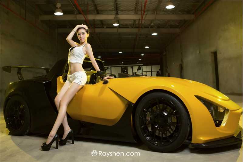 高清长腿性感车模顾芷伊(顾盼盼)摄影图片图册
