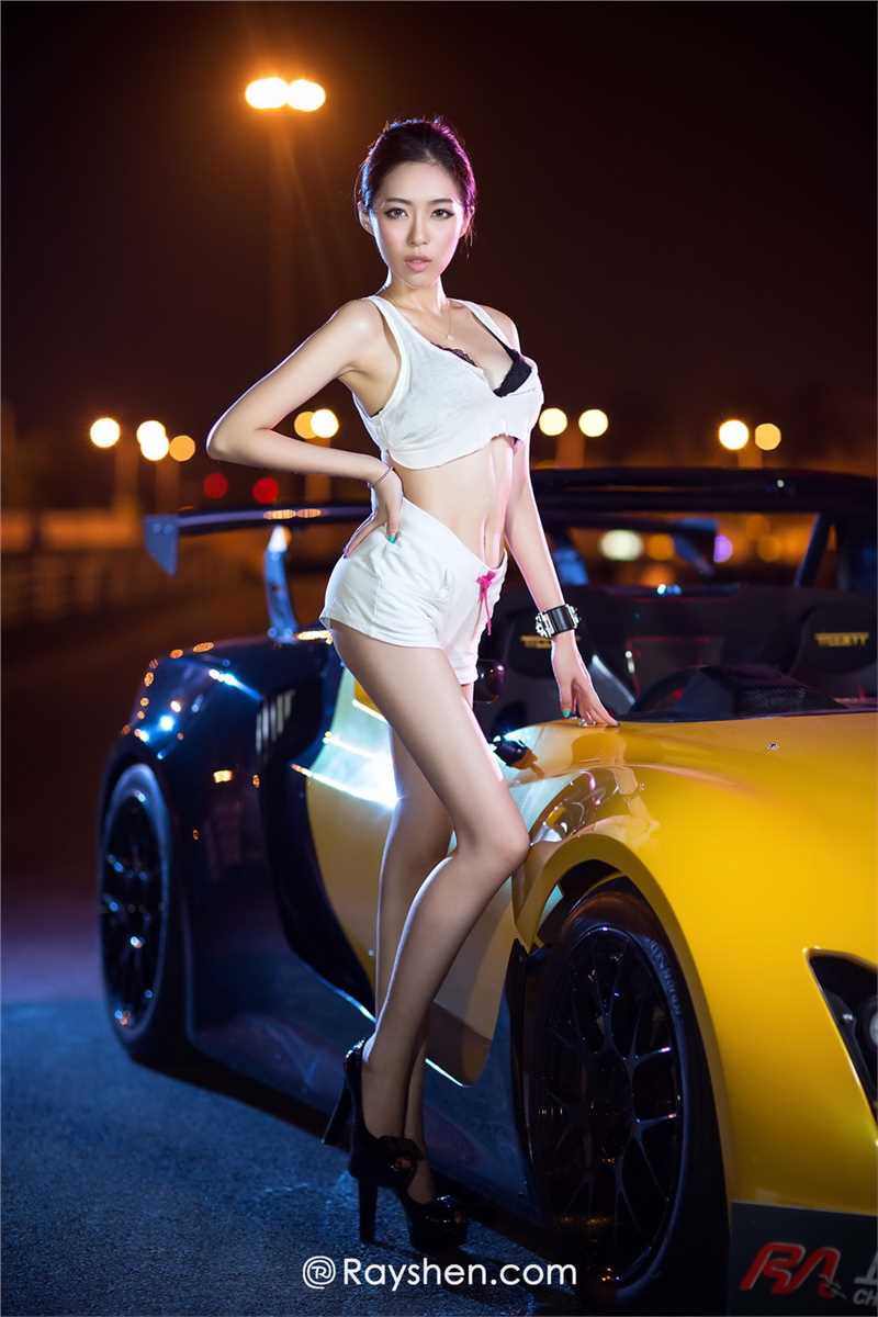 高清长腿性感车模顾芷伊(顾盼盼)摄影图片图册