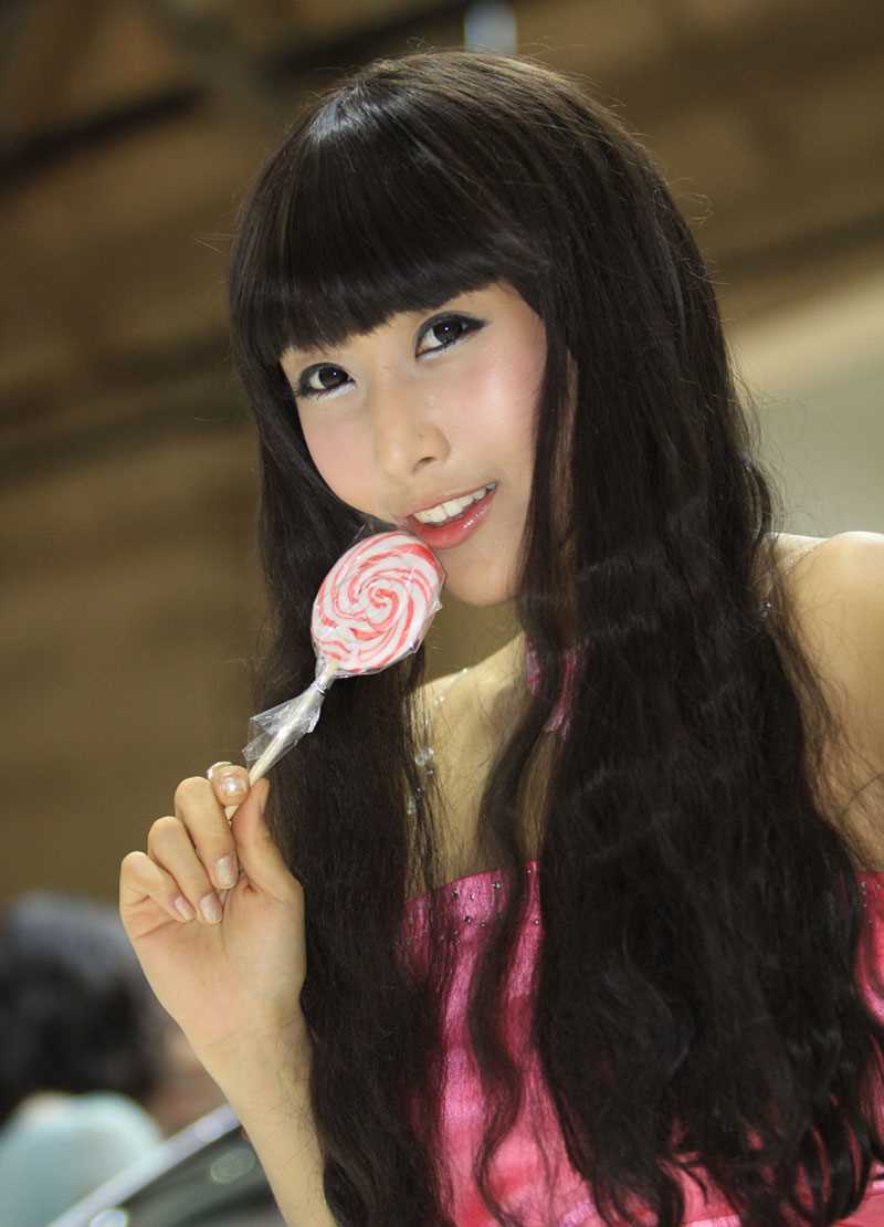 高清韩国釜山车展性感甜美车模合辑图集