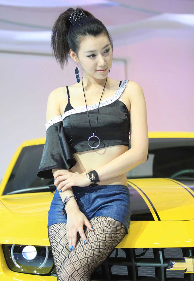 高清韩国釜山车展性感甜美车模合辑图集