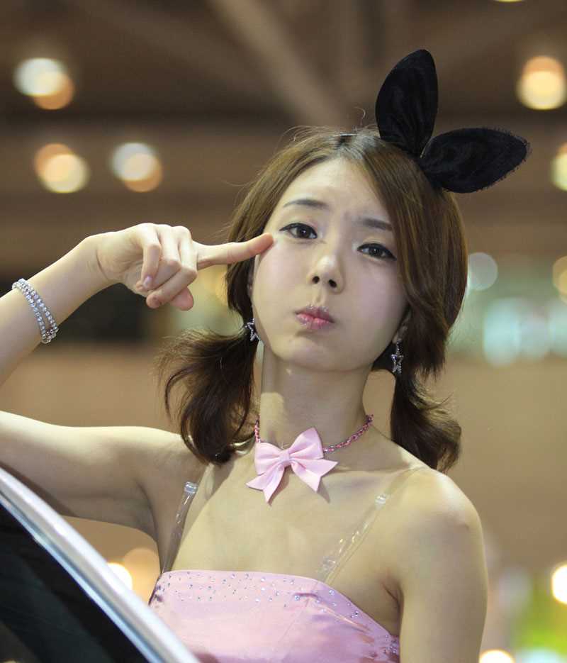 高清韩国釜山车展性感甜美车模合辑图集