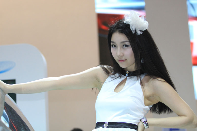 高清韩国釜山车展性感甜美车模合辑图集