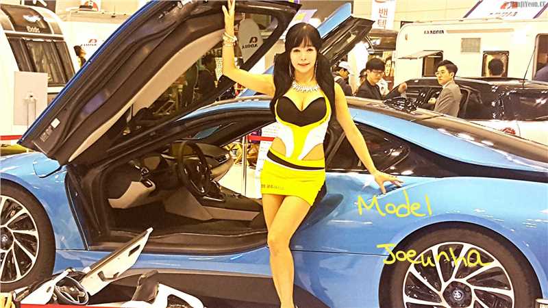 特别专辑韩国车模赵恩河车展性感露大胸图片图片