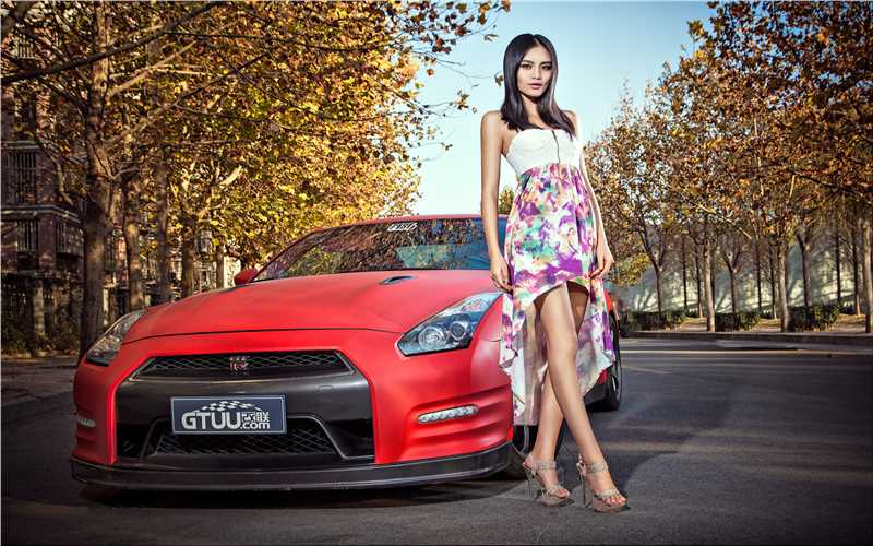 高清美女车模刘露高挑身材图片电脑壁纸图册