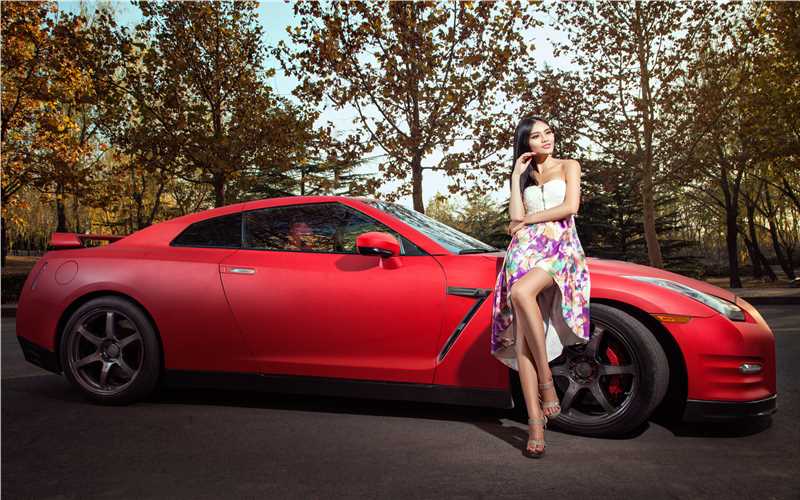 高清美女车模刘露高挑身材图片电脑壁纸图册