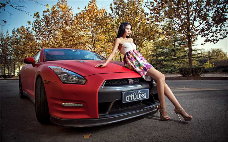 高清美女车模刘露高挑身材图片电脑壁纸图册