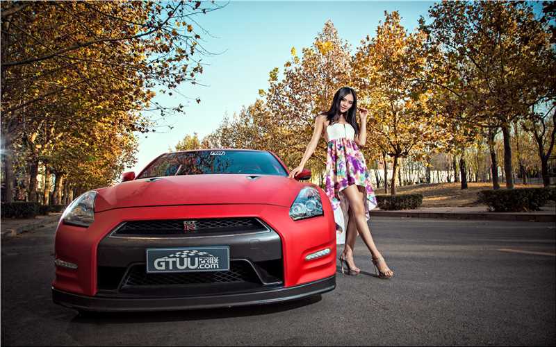 高清美女车模刘露高挑身材图片电脑壁纸图册