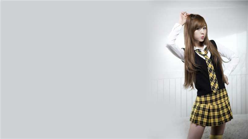 最全高清车模黄美姬桌面壁纸壁纸