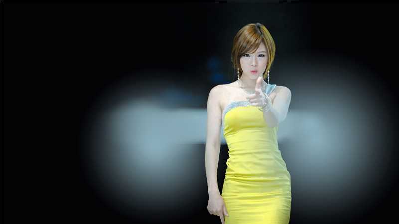 最全高清车模黄美姬桌面壁纸壁纸