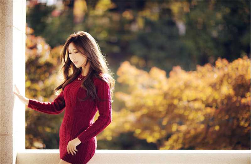 精选韩国车模申世河户外唯美照图册