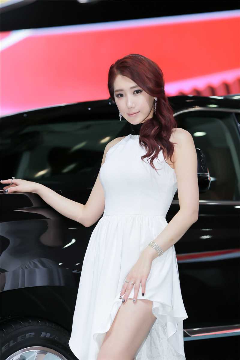 特别专辑韩国车模李圣花车展大秀修长大长腿图片