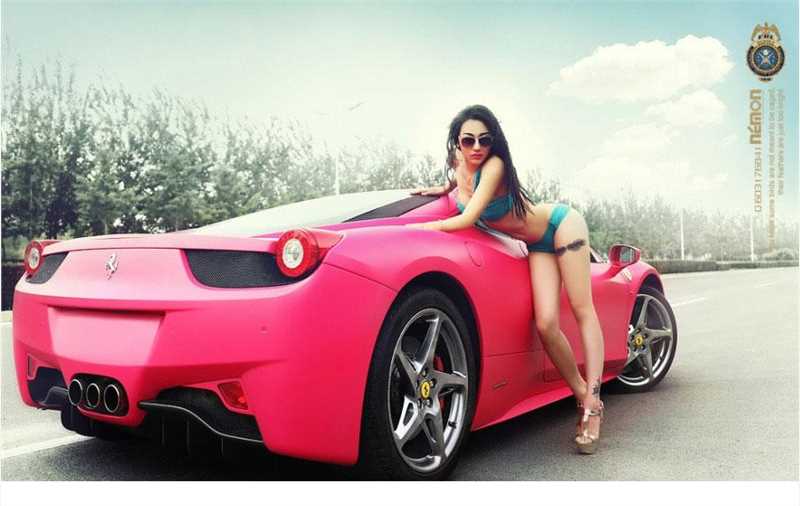 精选超酷车模彩好看惑比基尼图册